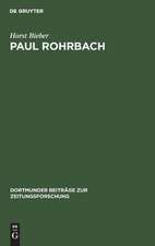 Paul Rohrbach: ein konservativer PuSizist und Kritiker der Weimarer RepuSik