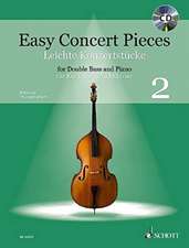 Easy Concert Pieces. Kontrabass und Klavier Band 2. Ausgabe mit CD