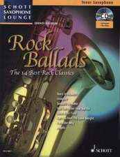 Rock Ballads Tenor-Saxophon. Ausgabe mit Online-Audiodatei