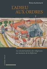 L'adieu aux ordres