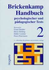 Handbuch psychologischer und pädagogischer Tests 2