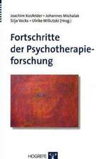 Fortschritte der Psychotherapie