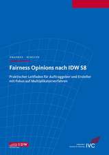 Fairness Opinions nach IDW S 8