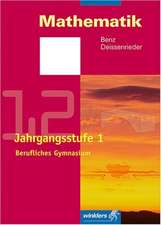 Mathematik. Jahrgangsstufe 1 (Klasse 12). Berufliches Gymnasium