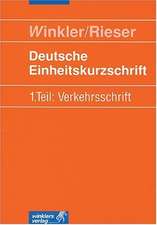 Deutsche Einheitskurzschrift 1. Verkehrsschrift