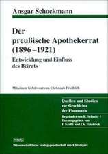 Der preußische Apothekerrat (1896-1921)