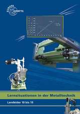 Lernsituationen in der Metalltechnik Lernfelder 10-15