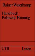 Handbuch politische Planung