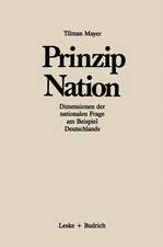 Prinzip Nation: Dimensionen der nationalen Frage, dargestellt am Beispiel Deutschlands