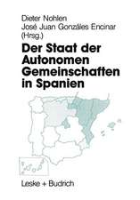 Der Staat der Autonomen Gemeinschaften in Spanien