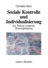 Soziale Kontrolle und Individualisierung: Zur Theorie moderner Ordnungsbildung