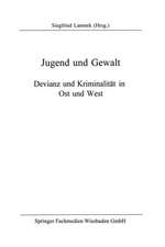 Jugend und Gewalt: Devianz und Kriminalität in Ost und West