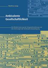 Ambivalente Gesellschaftlichkeit: Die Modernisierung der Vergesellschaftung und die Ordnungen der Ambivalenzbewältigung