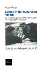 Schule in der kulturellen Vielfalt: Beobachtungen und Wahrnehmungen interkulturellen Unterrichts