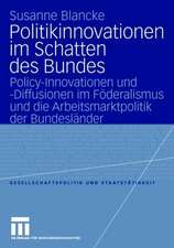 Politikinnovationen im Schatten des Bundes