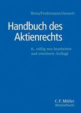 Handbuch des Aktienrechts