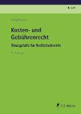 Kosten- und Gebührenrecht