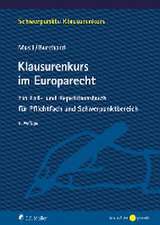 Klausurenkurs im Europarecht