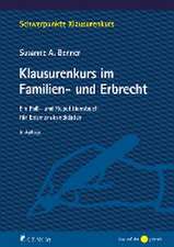 Klausurenkurs im Familien- und Erbrecht