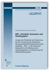 Both, P: BIM - Potentiale, Hemmnisse und Handlungsplan