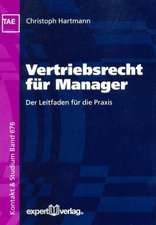 Vertriebsrecht für Manager