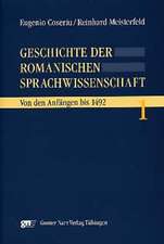 Geschichte der romanischen Sprachwissenschaft 1