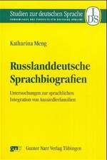 Russlanddeutsche Sprachbiographien