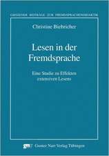 Lesen in der Fremdsprache