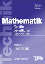 Mathematik für die Berufliche Oberschule Band 1. Technische Ausbildungsrichtung. Lösungen