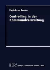 Controlling in der Kommunalverwaltung: Koordination dezentraler Verantwortung