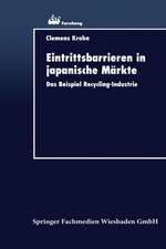 Eintrittsbarrieren in japanische Märkte: Das Beispiel Recycling-Industrie