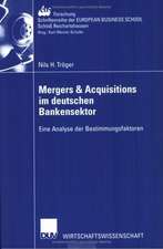 Mergers & Acquisitions im deutschen Bankensektor: Eine Analyse der Bestimmungsfaktoren