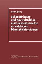 Sekundärionen- und Neutralteilchenmassenspektrometrie an oxidischen Dünnschichtsystemen