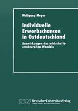 Individuelle Erwerbschancen in Ostdeutschland: Auswirkungen des wirtschaftsstrukturellen Wandels