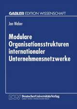 Modulare Organisationsstrukturen internationaler Unternehmensnetzwerke