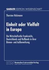 Einheit oder Vielfalt in Europa