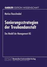 Sanierungsstrategien der Treuhandanstalt: Das Modell der Management KG