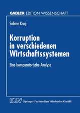 Korruption in verschiedenen Wirtschaftssystemen