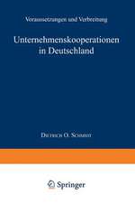 Unternehmenskooperationen in Deutschland: Voraussetzungen und Verbreitung