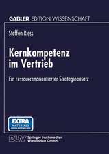 Kernkompetenz im Vertrieb: Ein ressourcenorientierter Strategieansatz