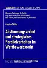 Abstimmungsverbot und strategisches Parallelverhalten im Wettbewerbsrecht