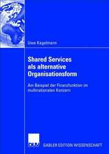 Shared Services als alternative Organisationsform: Am Beispiel der Finanzfunktion im multinationalen Konzern