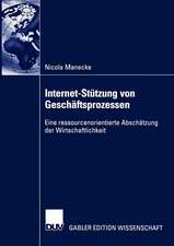 Internet-Stützung von Geschäftsprozessen: Eine ressourcenorientierte Abschätzung der Wirtschaftlichkeit