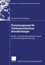 Preismanagement für Telekommunikationsdienstleistungen: Modell- und methodenorientierter Ansatz zur Entscheidungsunterstützung