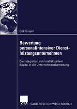 Bewertung personalintensiver Dienstleistungsunternehmen