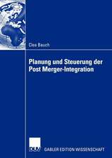 Planung und Steuerung der Post Merger-Integration