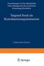 Targeted Stock als Restrukturierungsinstrument