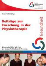 Beiträge zur Forschung in der Physiotherapie