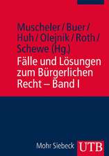 Fälle und Lösungen zum Bürgerlichen Recht -Band 1