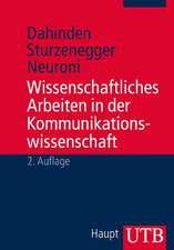 Wissenschaftliches Arbeiten in der Kommunikationswissenschaft